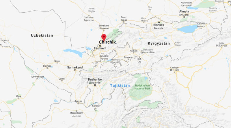 Where is Chirchik Located? What Country is Chirchik in? Chirchik Map