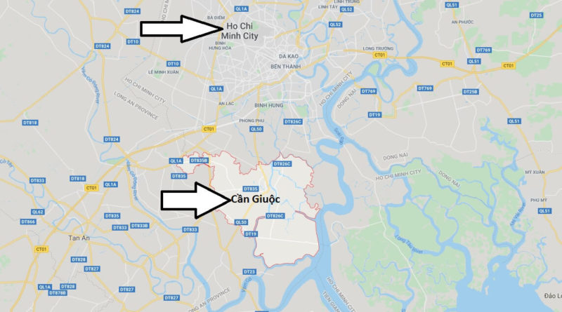 Where is Cần Giuộc Located? What Country is Cần Giuộc in? Cần Giuộc Map