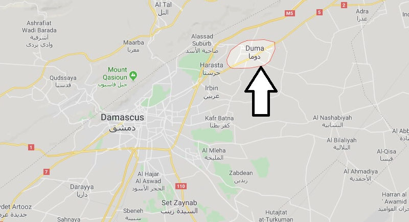 Where is Douma Located? What Country is Douma in? Douma Map