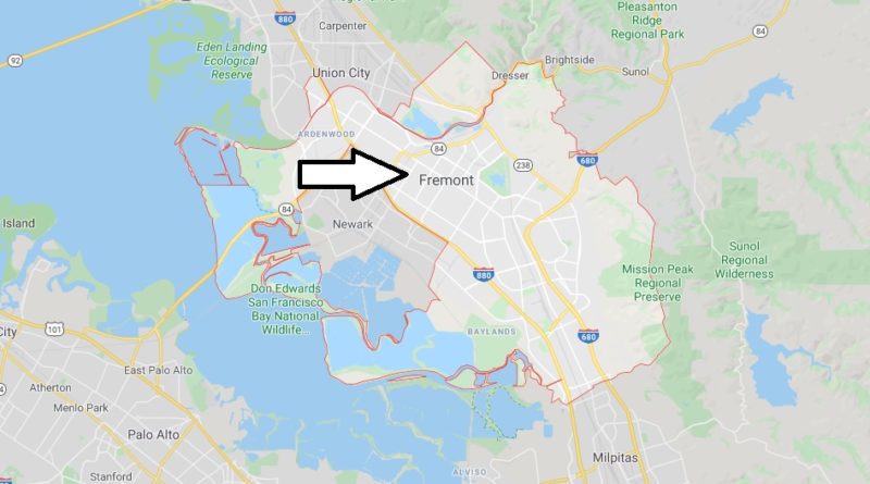 Where is Fremont Located What Country is Fremont in Fremont Map