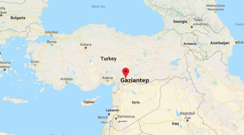 Where is Gaziantep Located? What Country is Gaziantep in? Gaziantep Map