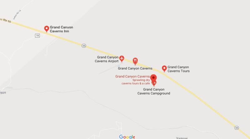 Where is Grand Canyon Caverns?