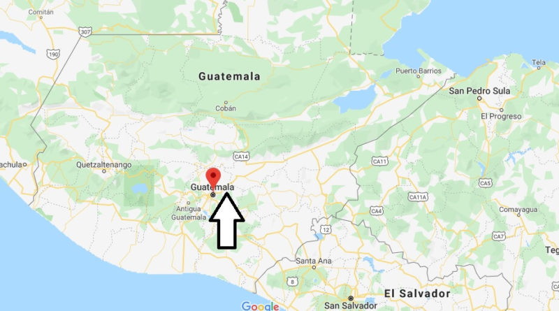 Where is Guatemala City Located? What Country is Guatemala City in? Guatemala City Map