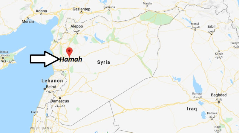 Where is Hamah Located? What Country is Hamah in? Hamah Map