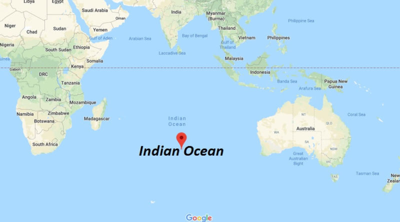 Where is Indian Ocean? Which countries touch the Indian Ocean