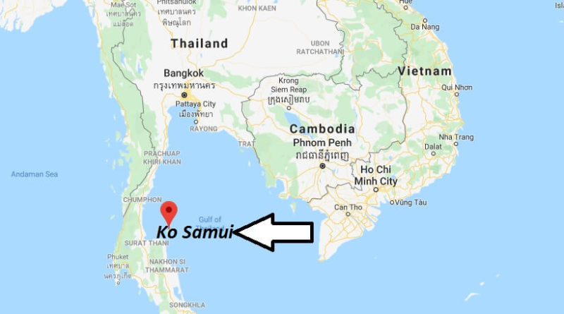 Where is Ko Samui Located? What Country is Ko Samui in? Ko Samui Map
