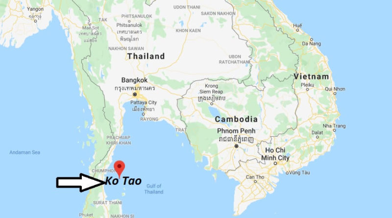 Where is Ko Tao Located? What Country is Ko Tao in? Ko Tao Map