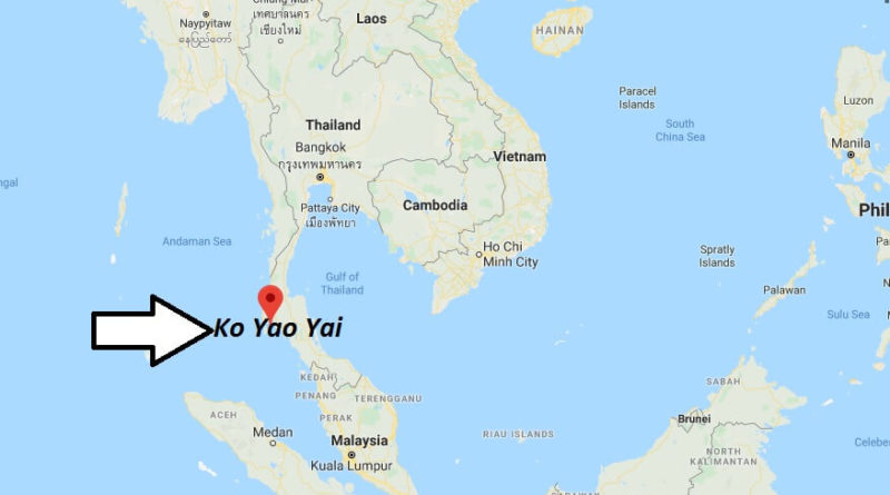 Where is Ko Yao Yai Located? What Country is Ko Yao Yai in? Ko Yao Yai Map