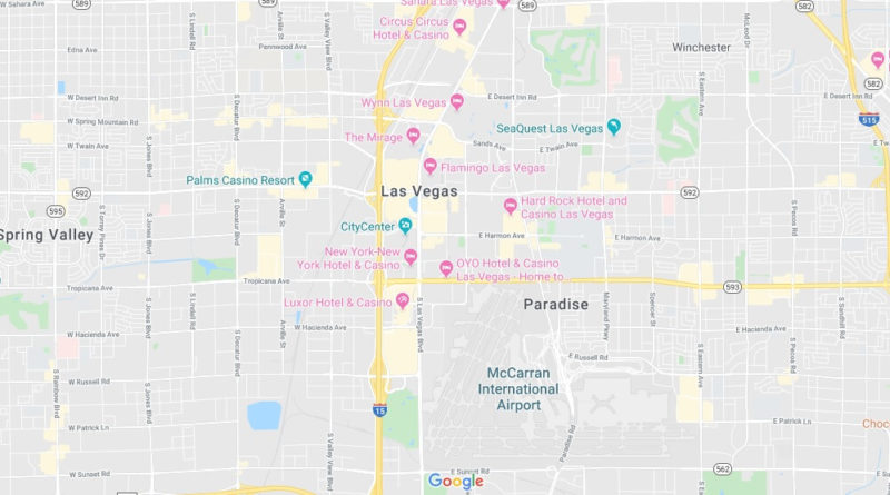 Where is Las Vegas Strip Located? Where does the Vegas strip start and end?