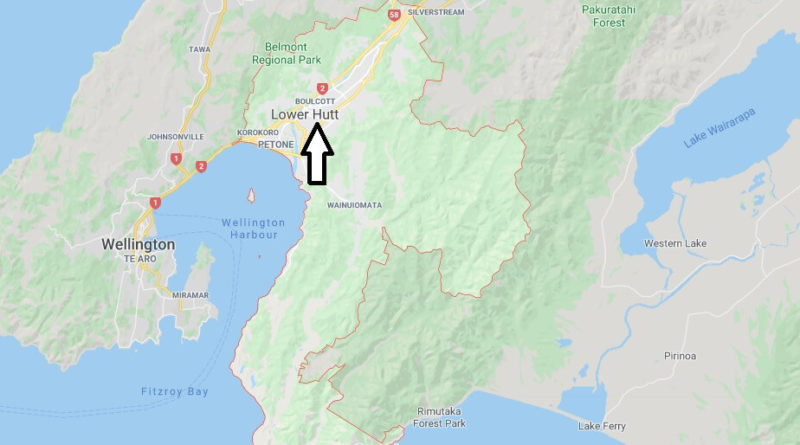 Where is Lower Hutt Located? What Country is Lower Hutt in? Lower Hutt Map