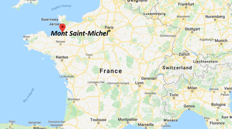 Where is Mont Saint-Michel Located? What Country is Mont Saint-Michel in? Mont Saint-Michel Map