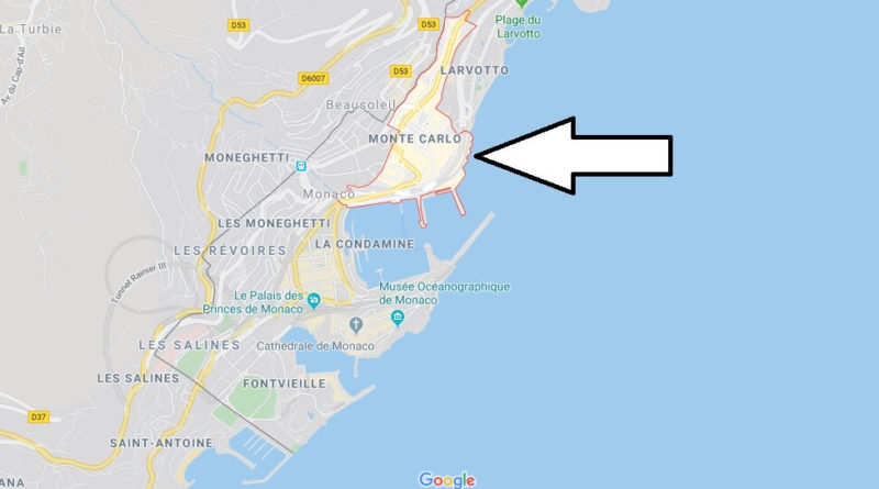 Monaco Monte Carlo Map Where is Monte Carlo Located? What Country is Monte Carlo in 
