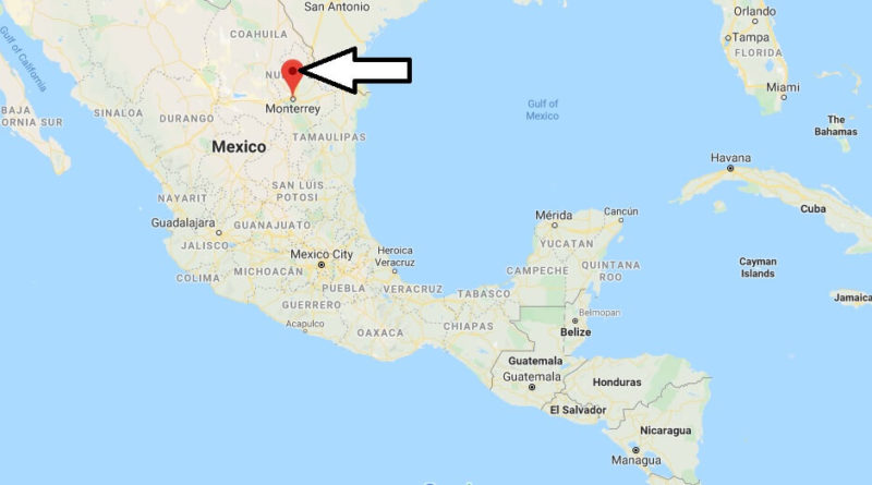 map of monterrey mexico Where Is Monterrey Located What Country Is Monterrey In map of monterrey mexico