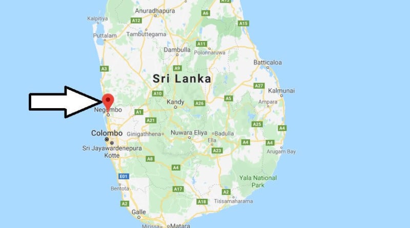 Where is Negombo Located? What Country is Negombo in? Negombo Map