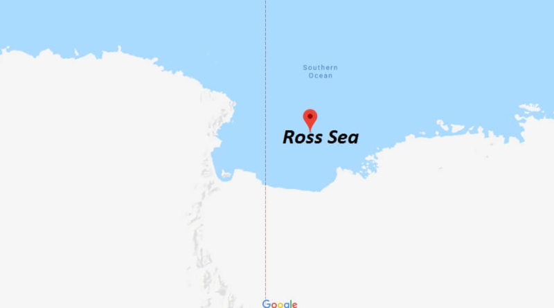 Where is Ross Sea? How deep is the Ross Sea?