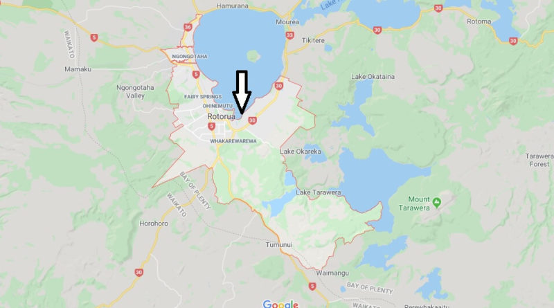 Where is Rotorua Located? What Country is Rotorua in? Rotorua Map