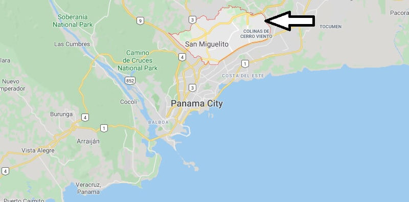 Where is San Miguelito (Panama) Located? What Country is San Miguelito in? San Miguelito Map