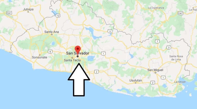 Where is San Salvador Located? What Country is San Salvador in? San Salvador Map