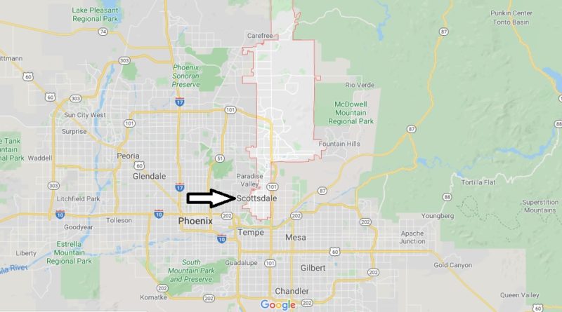 Where is Scottsdale Located? What Country is Scottsdale in? Scottsdale Map