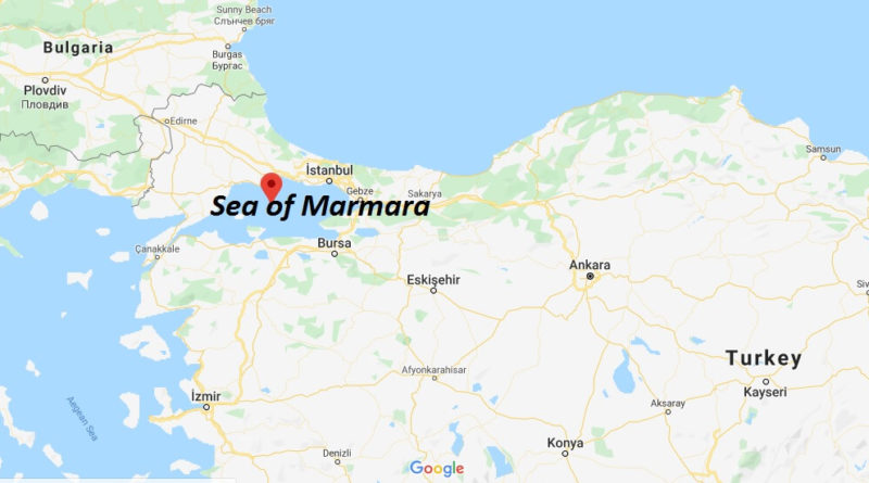 Where is Sea of Marmara? How deep is the Sea of Marmara?