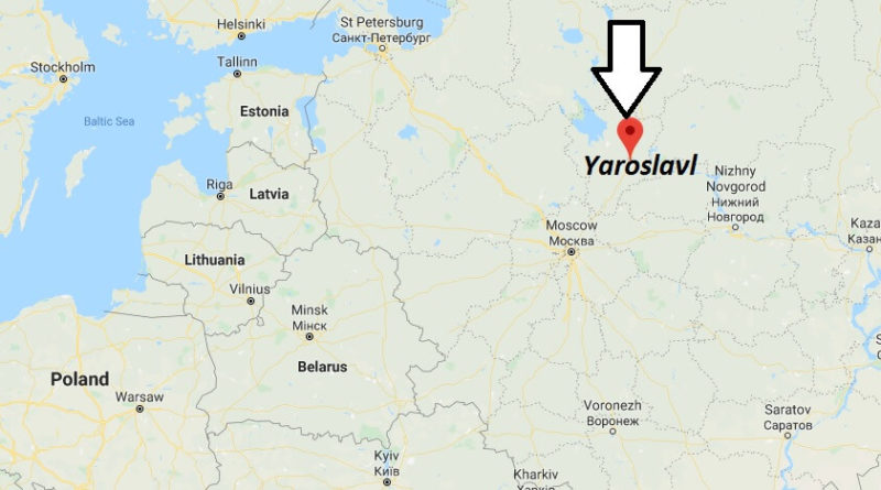 Where is Yaroslavl Located? What Country is Yaroslavl in? Yaroslavl Map