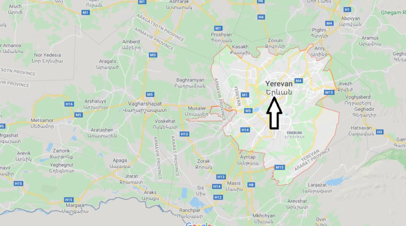 Yerevan Map