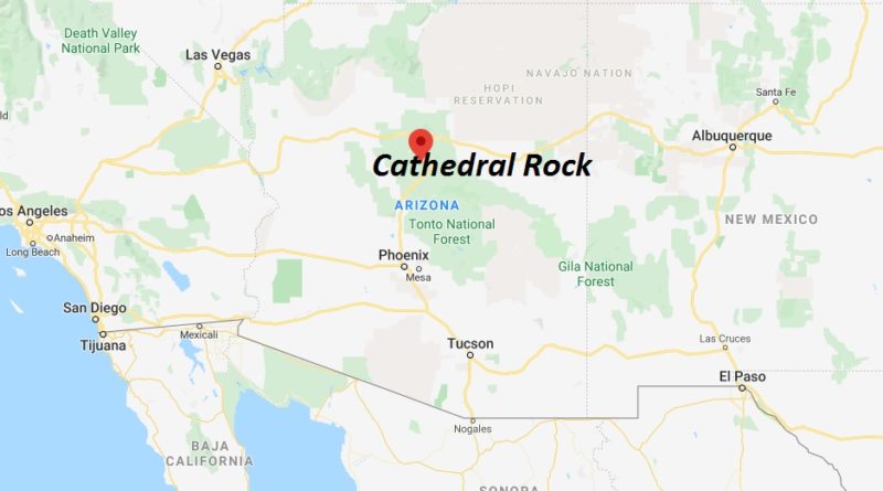 Where is Cathedral Rock? Where can I see Cathedral Rock?