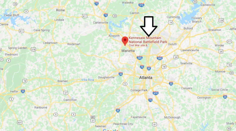Where is Kennesaw Mountain National Battlefield Park?