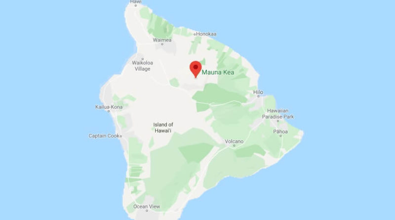 Where is Mauna Kea? What island is Mauna Kea located on?