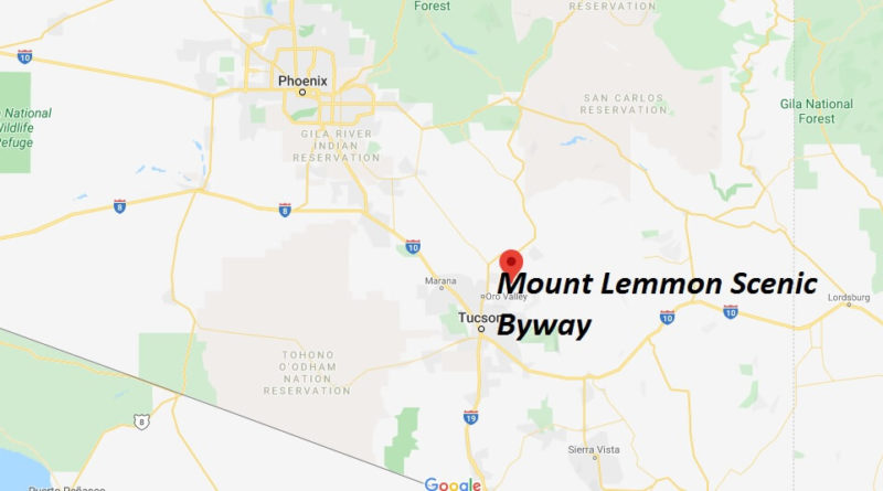 Where is Mount Lemmon Scenic Byway? How do I get to Mount Lemmon from Scenic Byway?