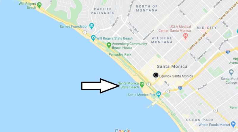 Where is Santa Monica State Beach? Where is the beach in Santa Monica?