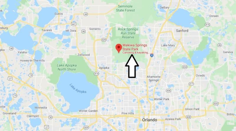 Where is Wekiwa Springs State Park? How far is Wekiva Springs from Orlando?