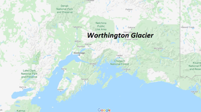 Where is Worthington Glacier?
