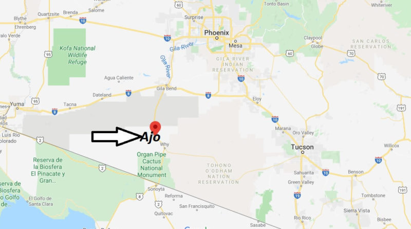 Where is Ajo Arizona? What county is Ajo in? Ajo Map