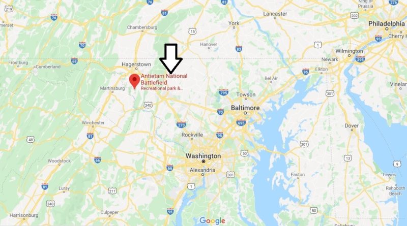 Where is Antietam National Battlefield? Where is the battle of Antietam located?