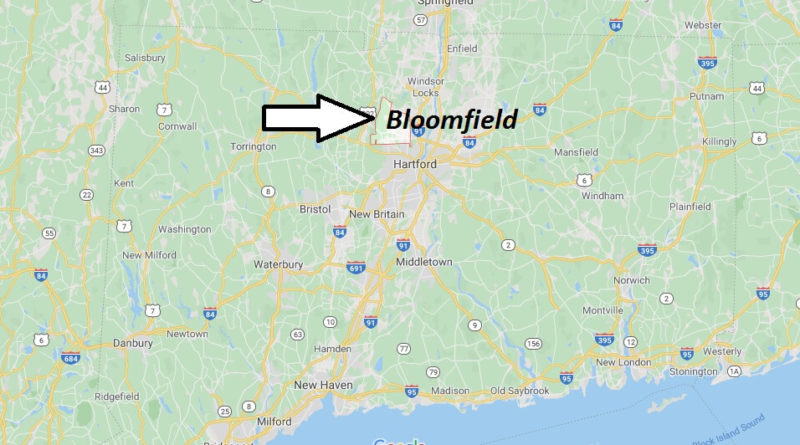 Where is Bloomfield, Connecticut? What county is Bloomfield in? Bloomfield Map