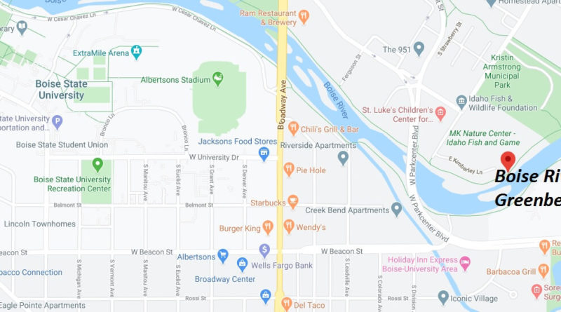 Where is Boise River Greenbelt? Where does the Boise Greenbelt start?