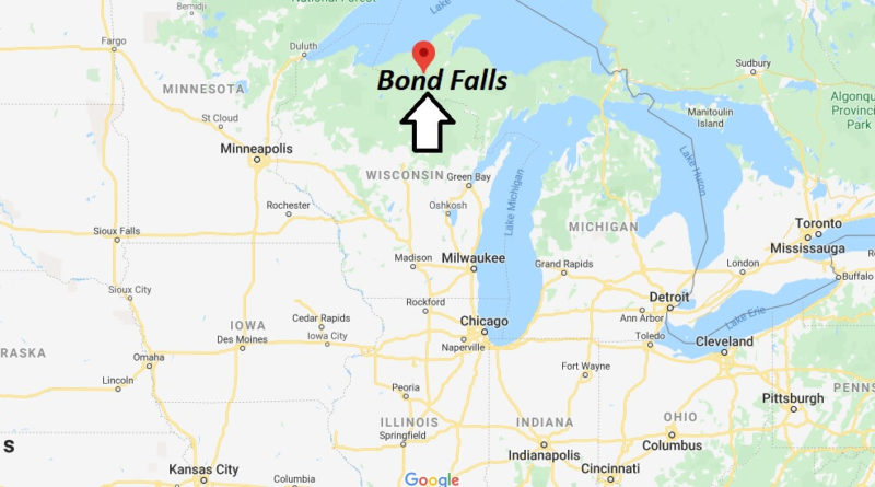 Where is Bond Falls? What city is Bond Falls?