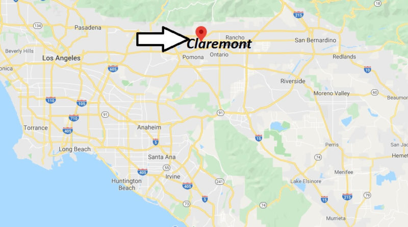 Where Is Claremont California On Map Where is Claremont, California? What county is Claremont in 