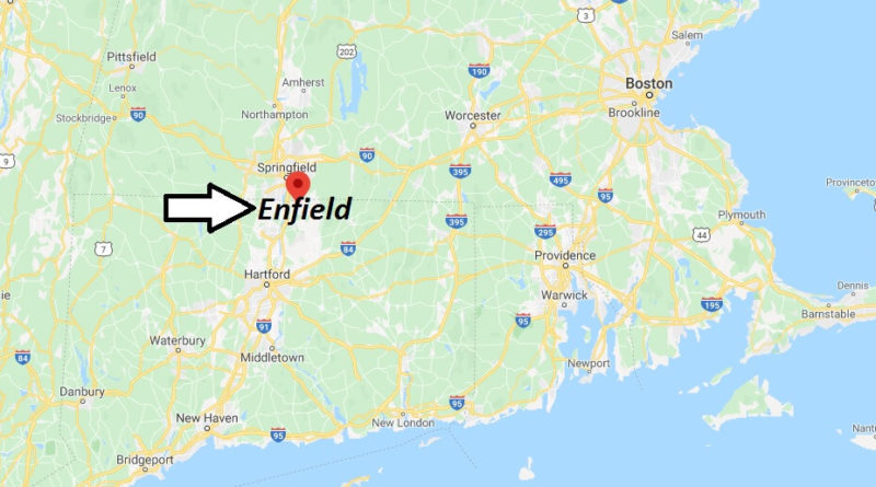 Where is Enfield, Connecticut? What county is Enfield in? Enfield Map