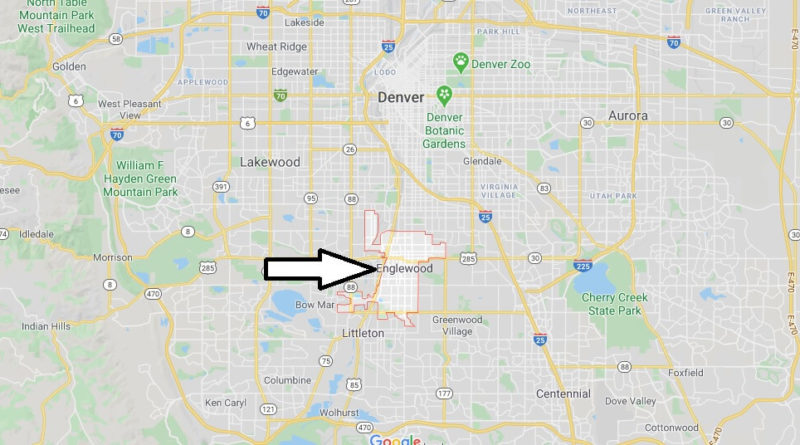 Where is Englewood, Colorado? What county is Englewood in? Englewood Map