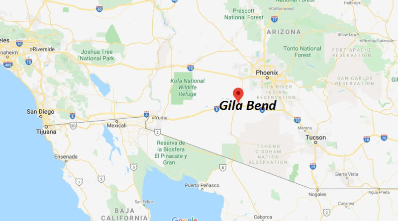 Where is Gila Bend Arizona? What county is Gila Bend in? Gila Bend Map