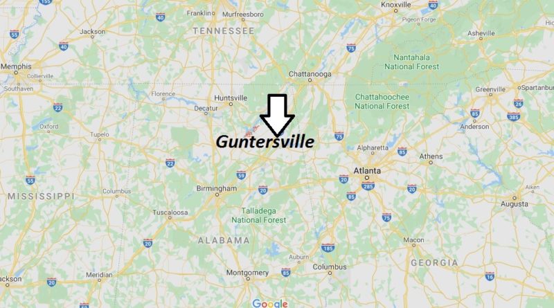 Where is Guntersville Alabama? What county is Guntersville in?
