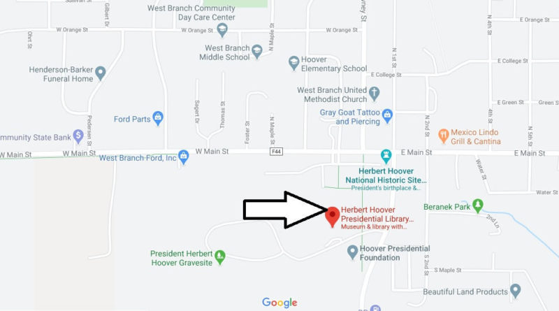 Where is Herbert Hoover Presidential Library and Museum? What Presidential Library is in Iowa?