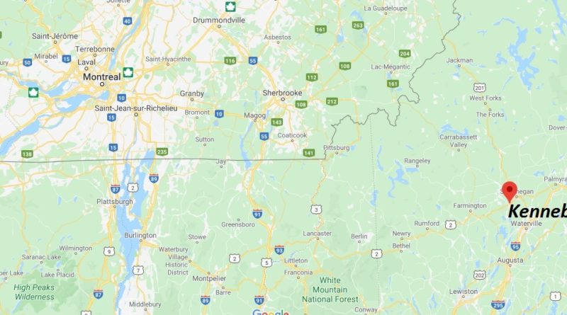 Where is Kennebec River? Where does the Kennebec River start and end?
