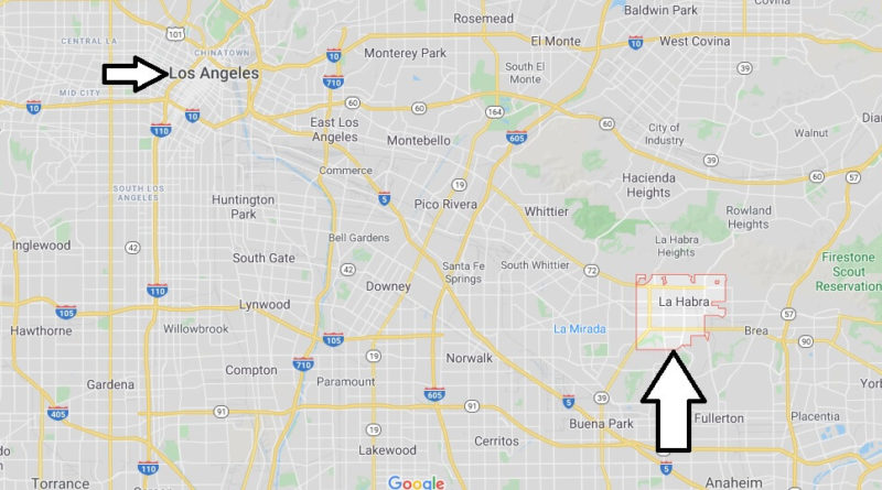Where is La Habra, California? What county is La Habra in? La Habra Map