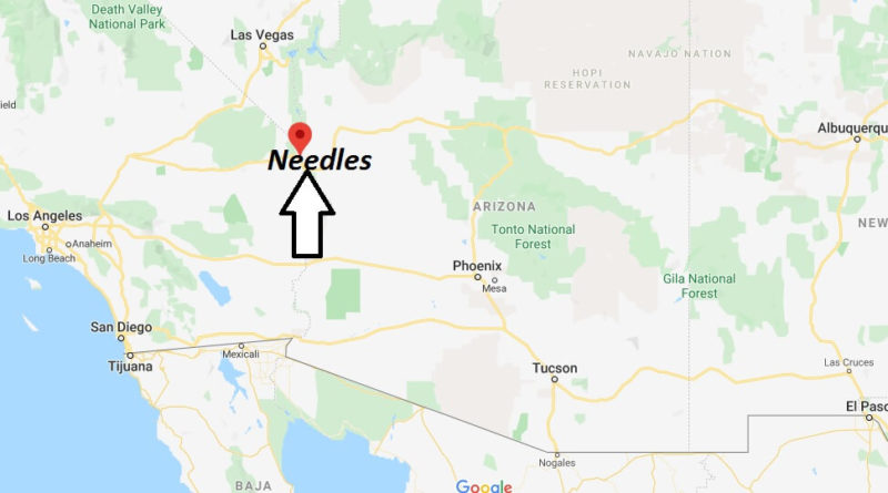 Where is Needles, California? What county is Needles in? Needles Map