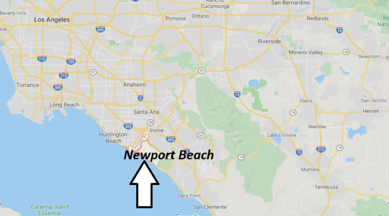 Where is Newport Beach, California? What county is Newport Beach in? Newport Beach Map