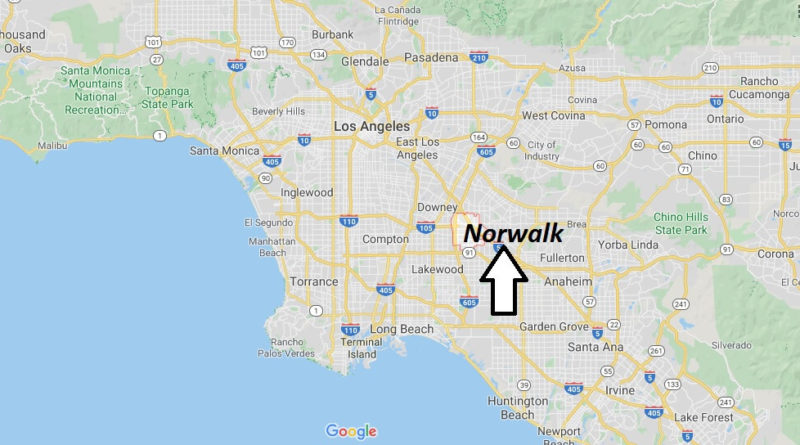 Where is Norwalk, California? What county is Norwalk in? Norwalk Map
