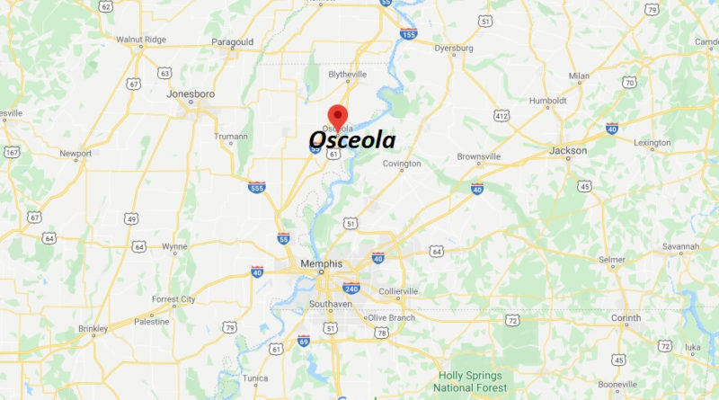Where is Osceola Arkansas? What county is Osceola in? Osceola Map